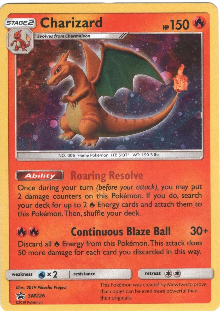 2019 Pokemon Sun & Moon Black Star Promo Charizard #SM226 PSA 8.5