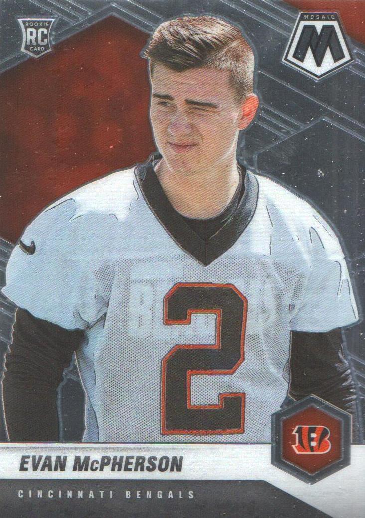 2021 Panini Mosaic Football Evan McPherson #361 PSA 9