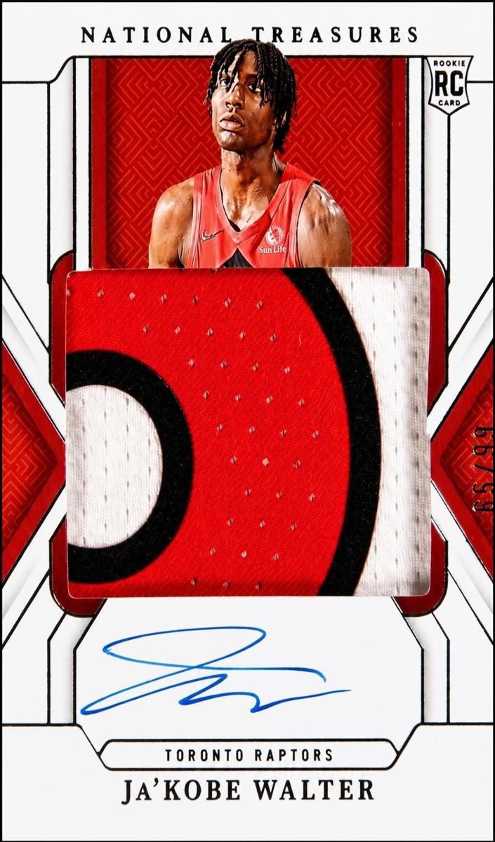 2024 Panini National Treasures Basketball Ja'Kobe Walter #138