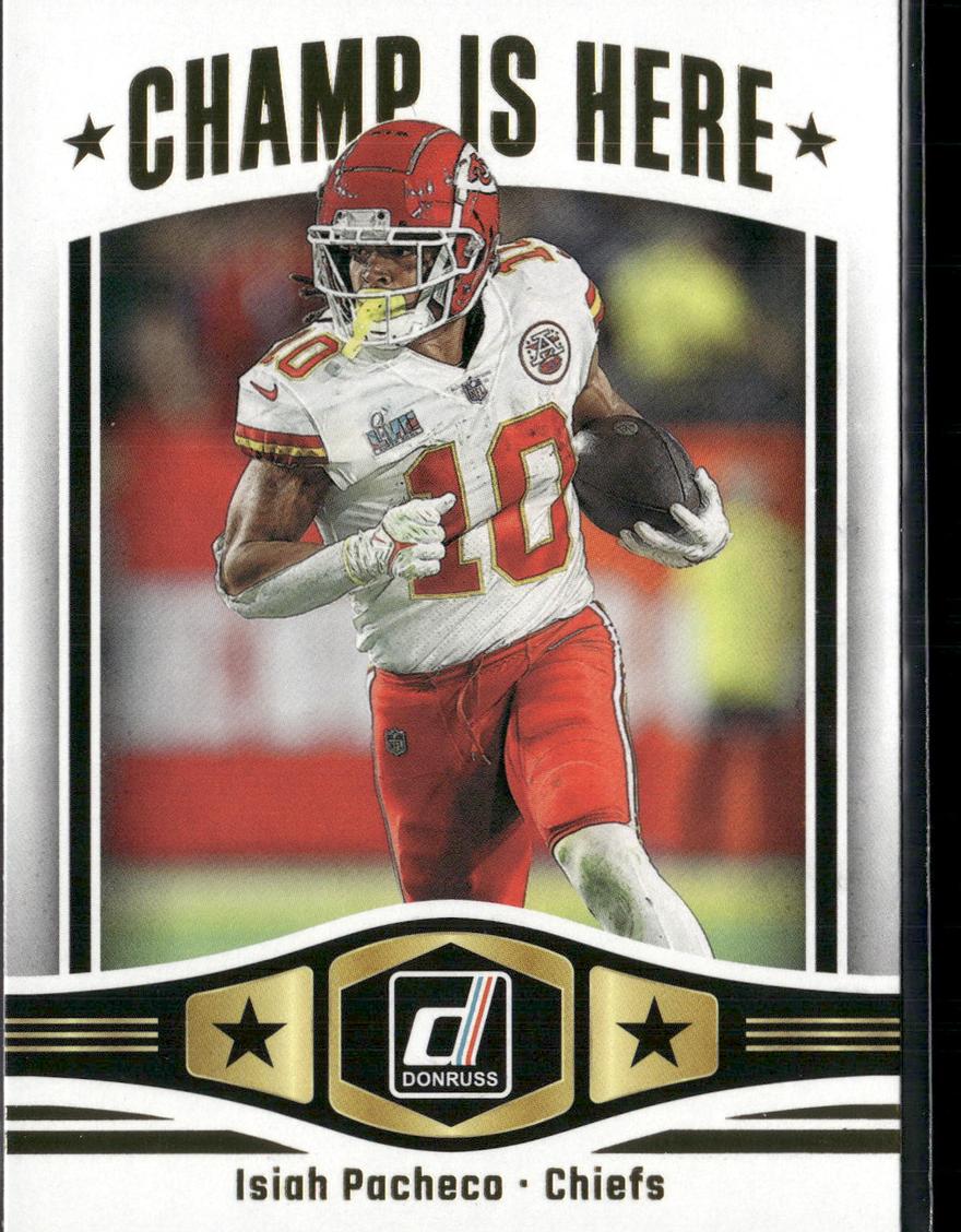 2023 Panini Donruss Football Isiah Pacheco #CIH-2