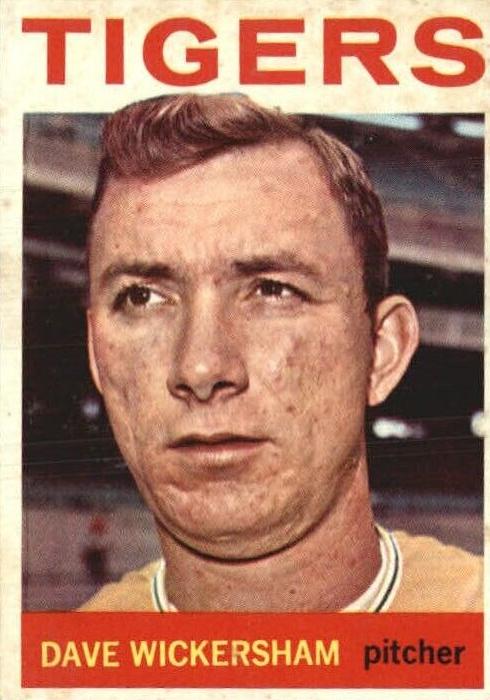 1964 Topps Baseball Dave Wickersham #181