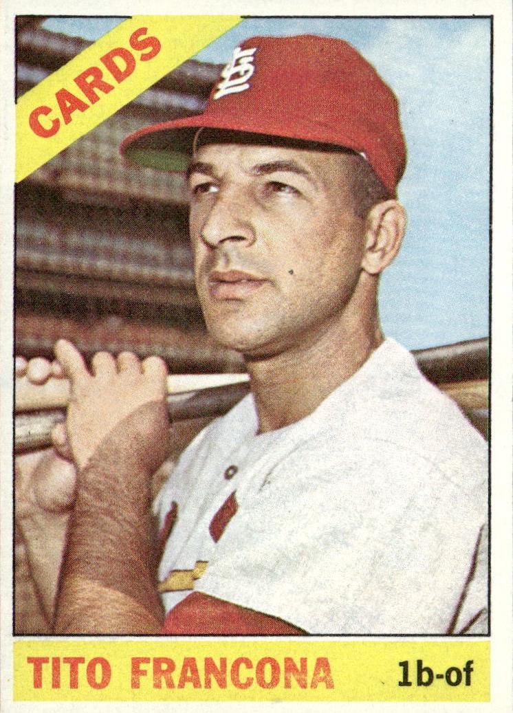 1966 Topps Baseball Tito Francona #163