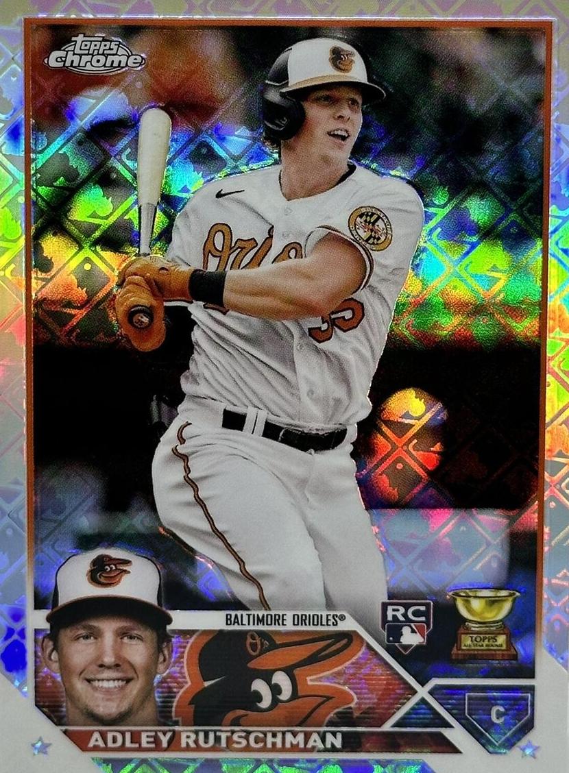 2023 Topps Chrome Logofractor Baseball Adley Rutschman #1