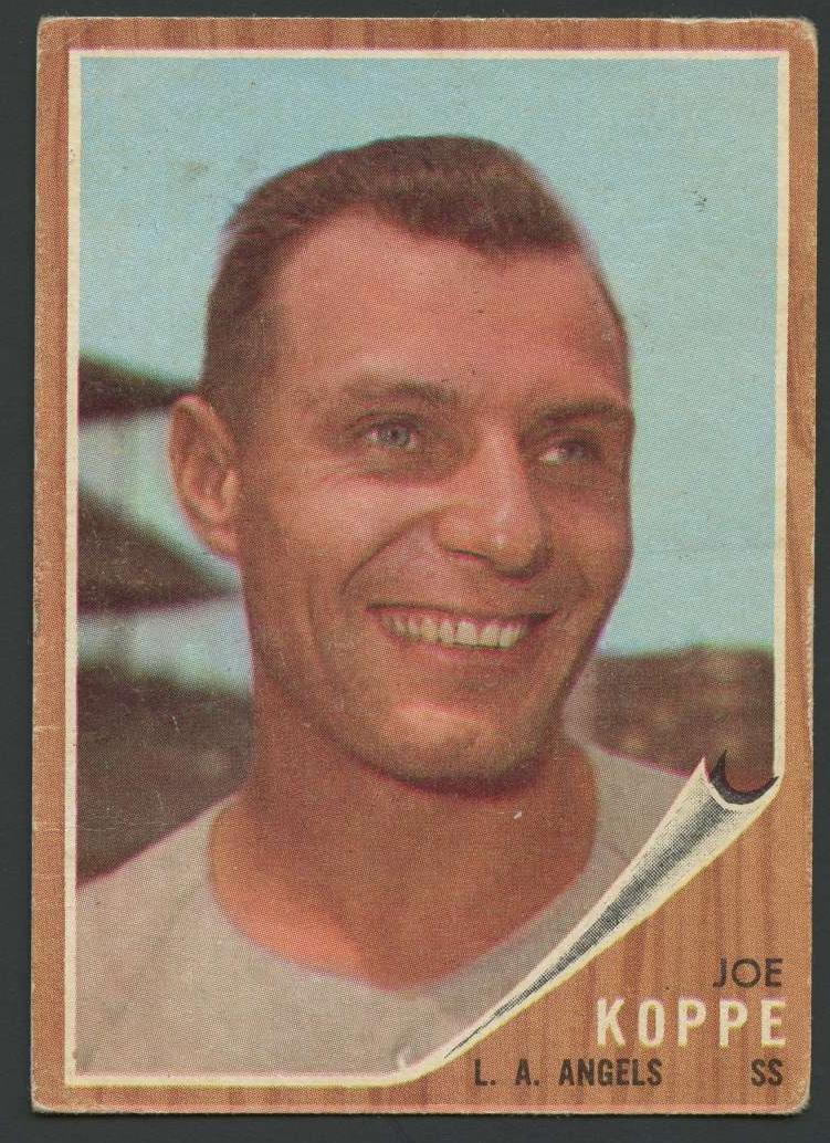 1962 Topps Baseball Joe Koppe #39 PSA 7