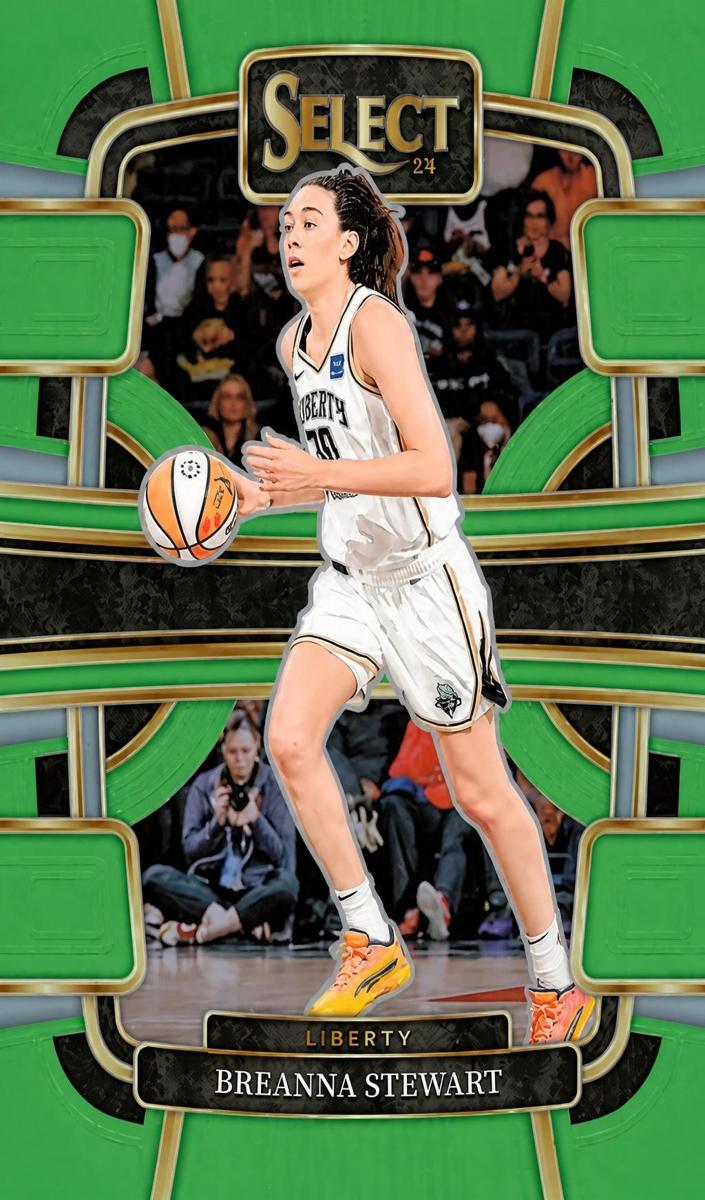 2024 Panini Select WNBA Basketball Neon Green Breanna Stewart #13