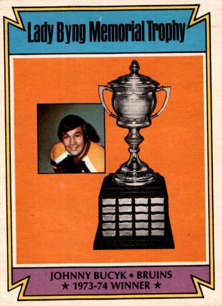 1974 O-Pee-Chee Hockey Johnny Bucyk #245 PSA 8