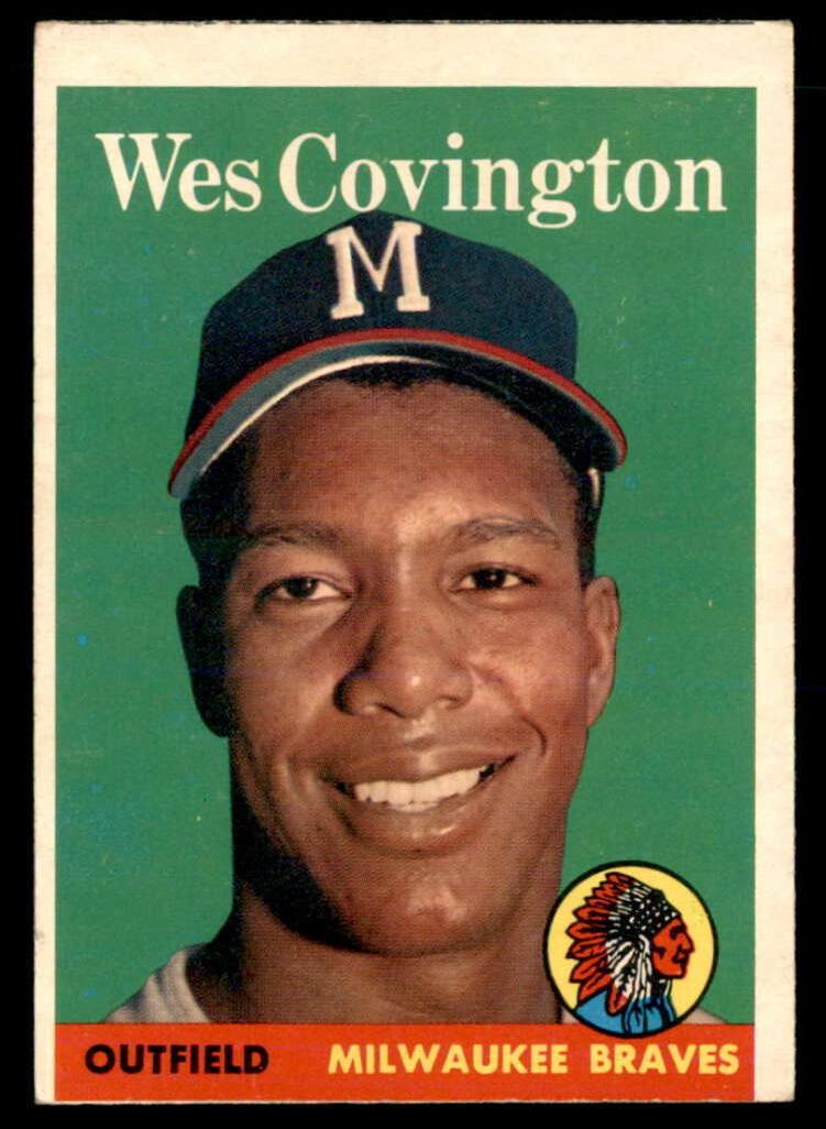 1958 Topps Baseball Wes Covington #140
