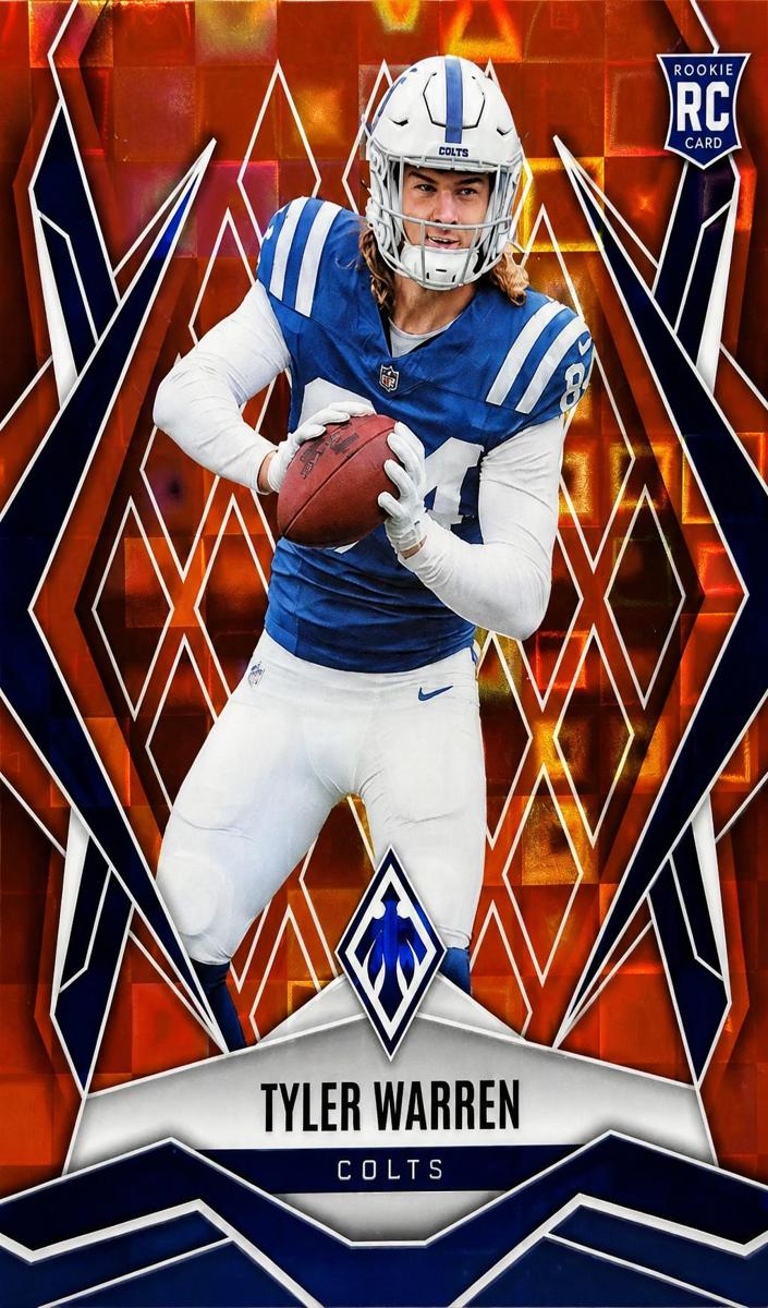 2025 Panini Phoenix Football Orange Pandora Tyler Warren #185