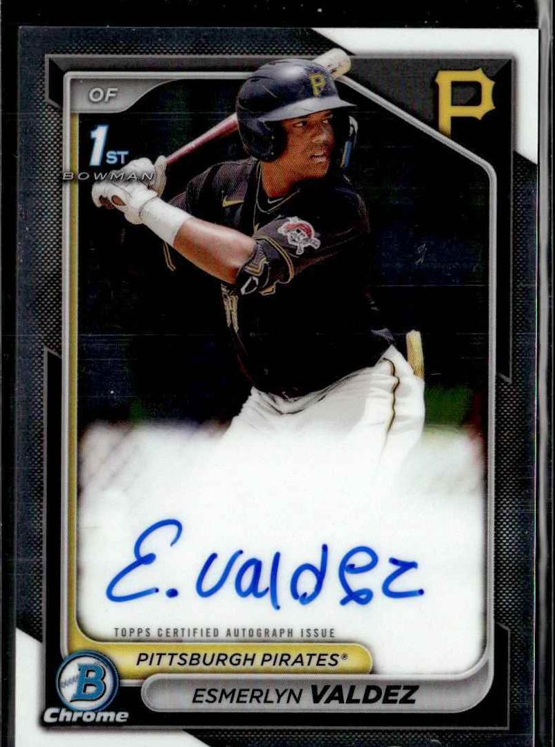 2022 Bowman Chrome Prospects Baseball Enmanuel Valdez #CPA-EV SGC 9.5