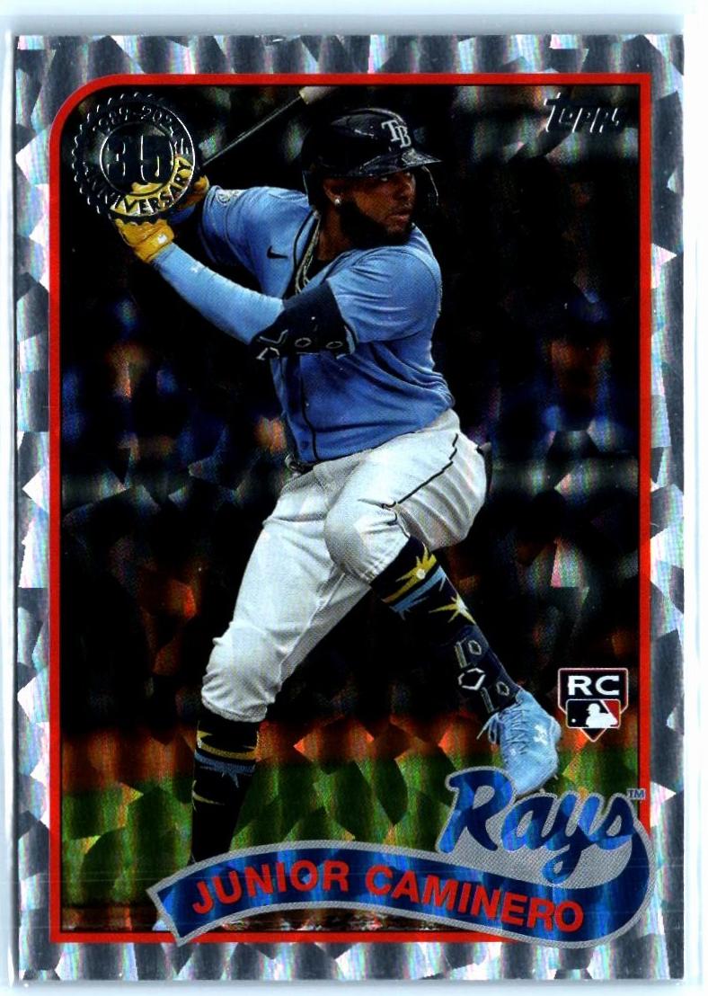 2024 Topps Baseball Foil Junior Caminero #89B-50 PSA 9