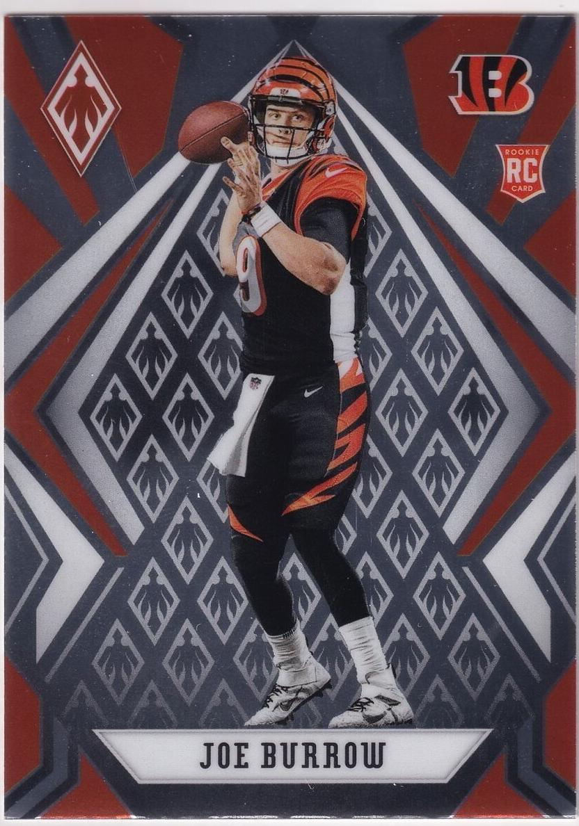 2020 Panini Phoenix Football Joe Burrow #101 PSA 8.5