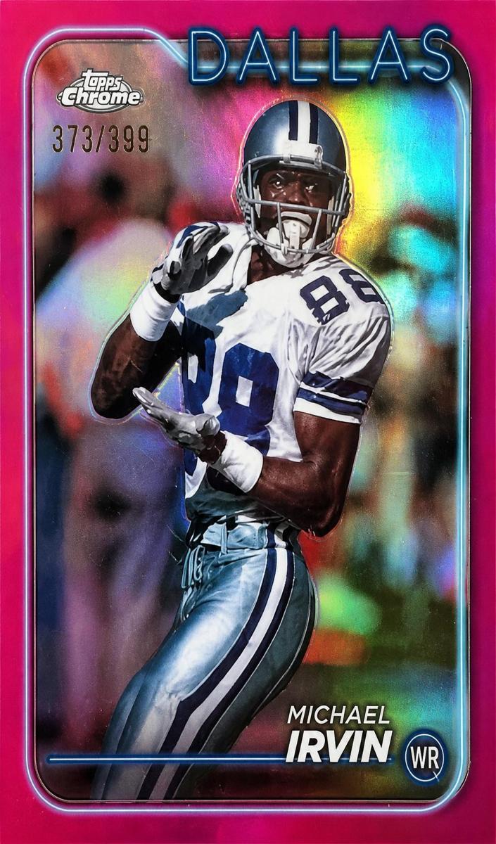 2024 Topps Chrome Football Magenta Refractor Michael Irvin #36