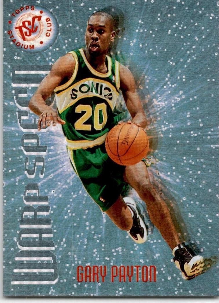 1995 Topps Stadium Club Basketball Gary Payton #WS3