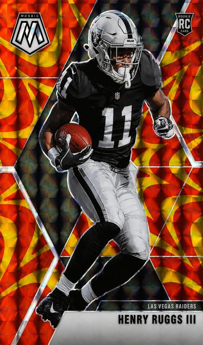 2020 Panini Mosaic Football Mosaic Reactive Gold Henry Ruggs III #205