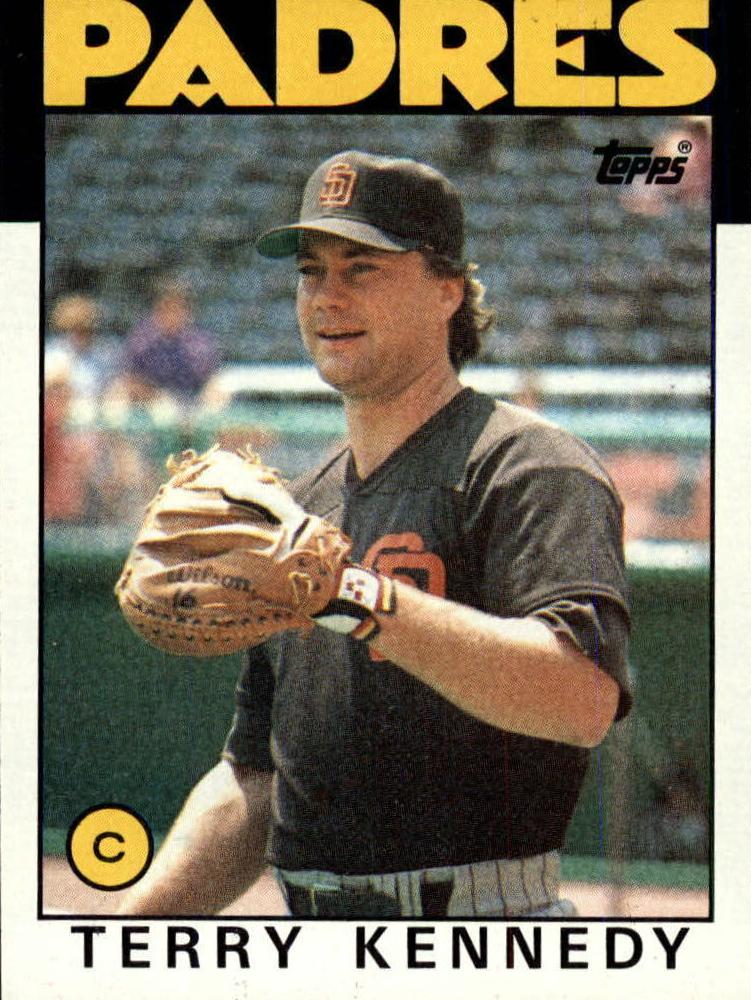 1986 Topps Baseball Terry Kennedy #230 PSA 9