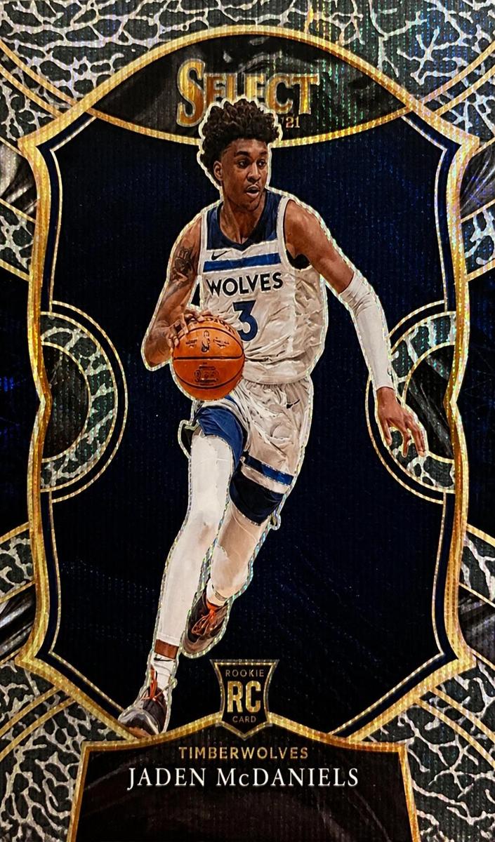 2020 Panini Select Basketball Elephant Jaden McDaniels #88 PSA 10