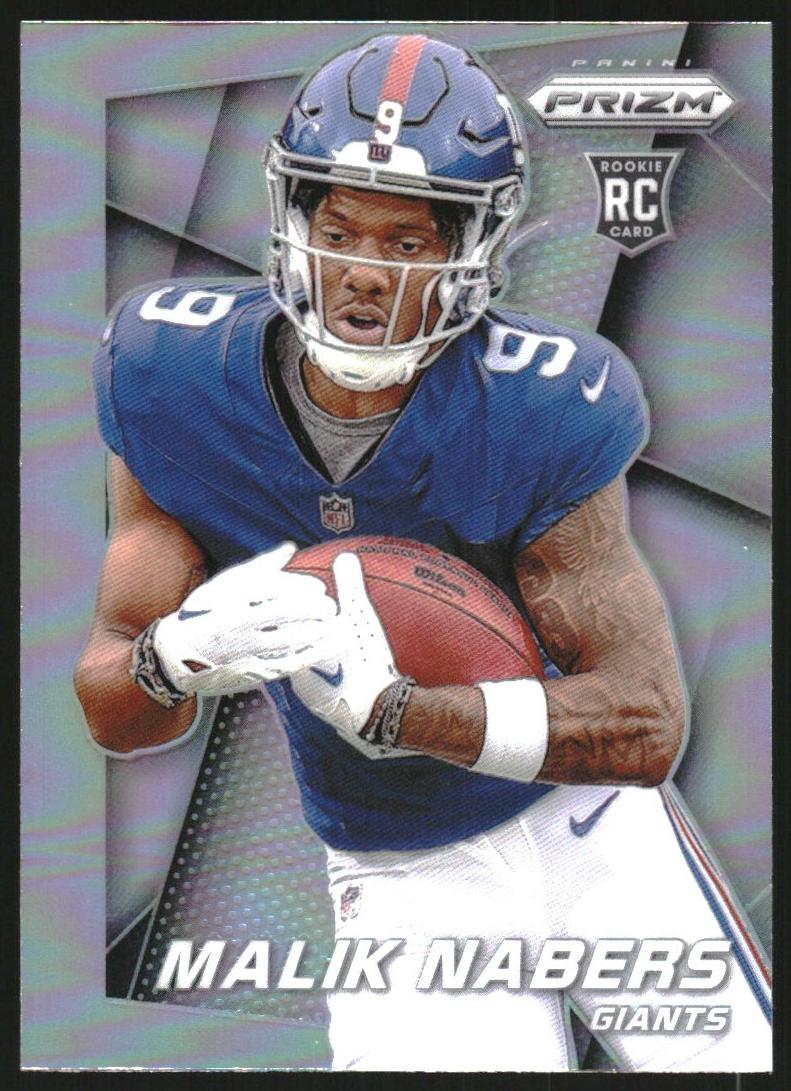 2024 Panini Prizm Football Silver Malik Nabers #5 PSA 10