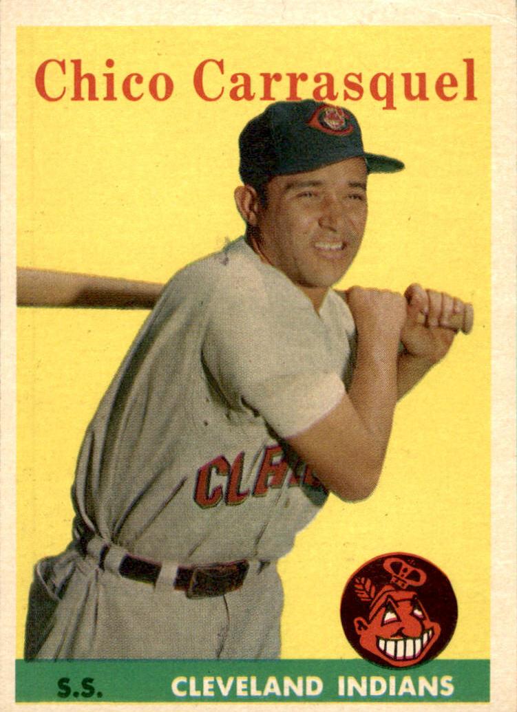 1958 Topps Baseball Chico Carrasquel #55