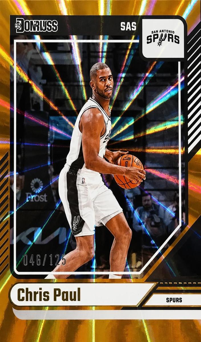 2024 Panini Donruss Basketball Holo Orange Laser Chris Paul #38