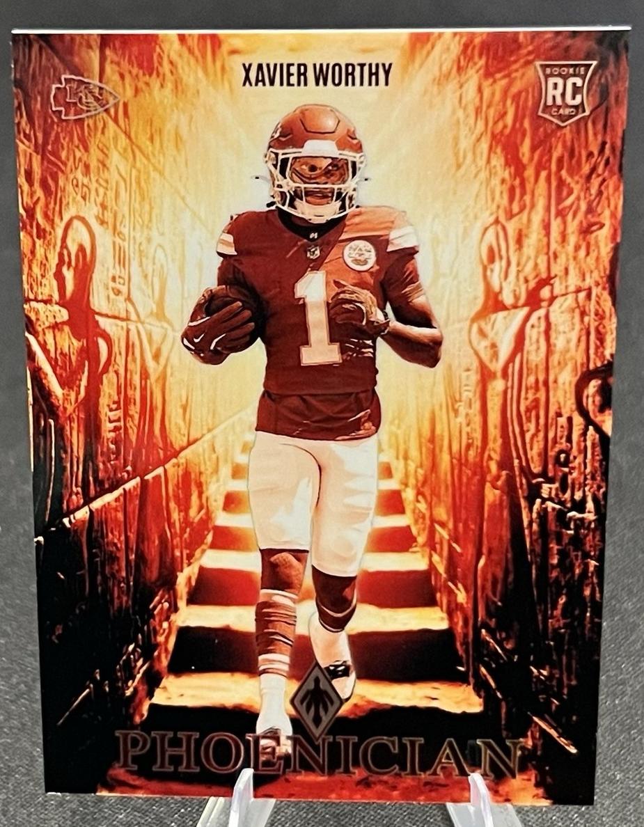 2024 Panini Phoenix Football Xavier Worthy #PHO-XWY PSA 8