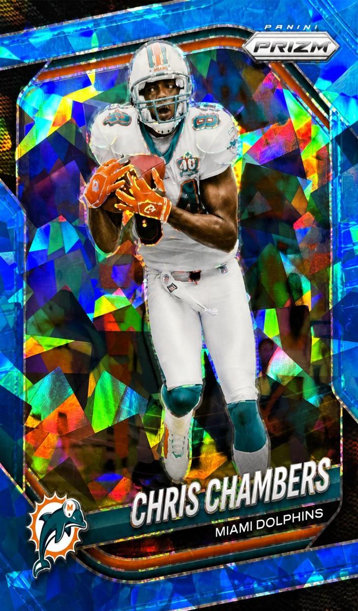 2025 Panini Prizm Football Blue Ice Chris Chambers #107