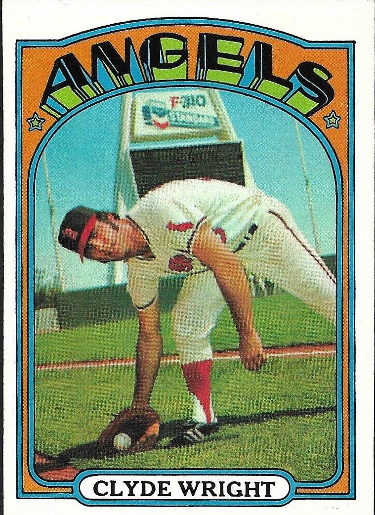1972 Topps Baseball Clyde Wright #55 PSA 8.5