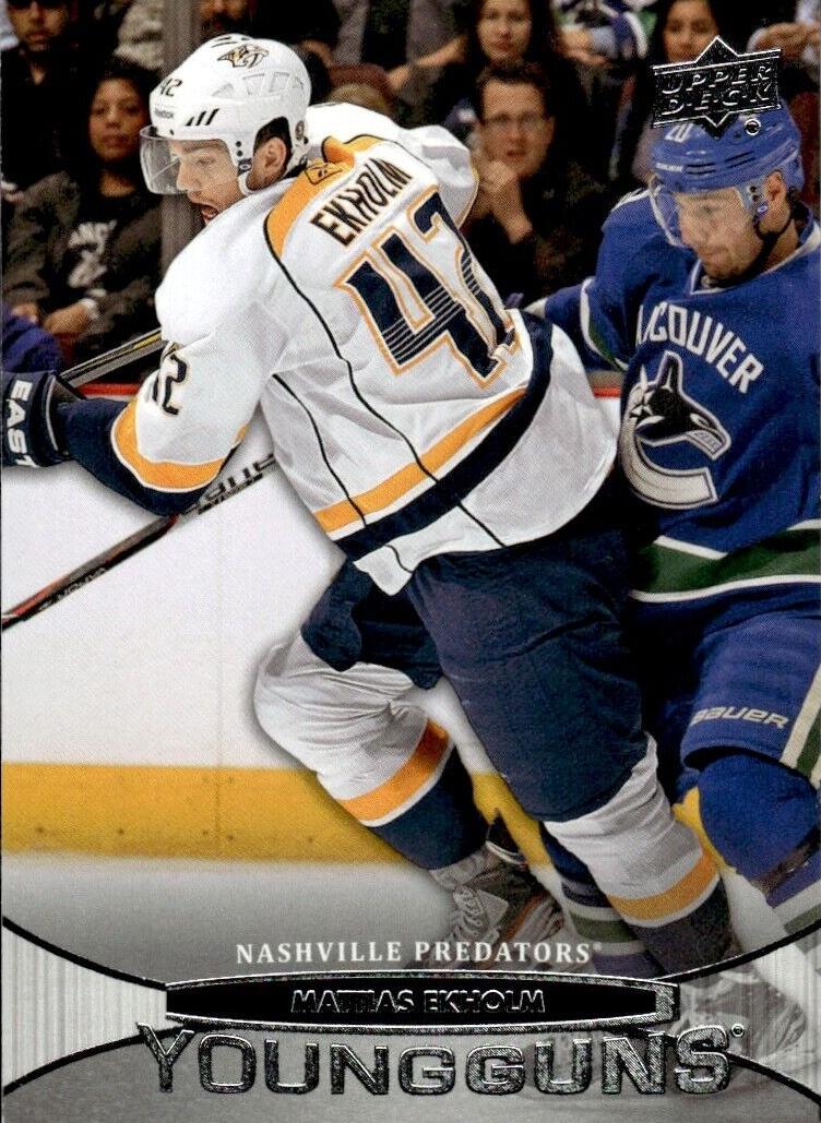 2011 Upper Deck Hockey Mattias Ekholm #480