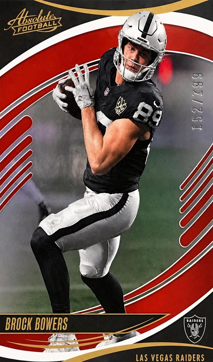 2025 Panini Absolute Football Spectrum Red Brock Bowers #17