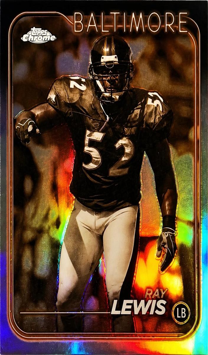 2024 Topps Chrome Football Sepia Refractor Ray Lewis #4