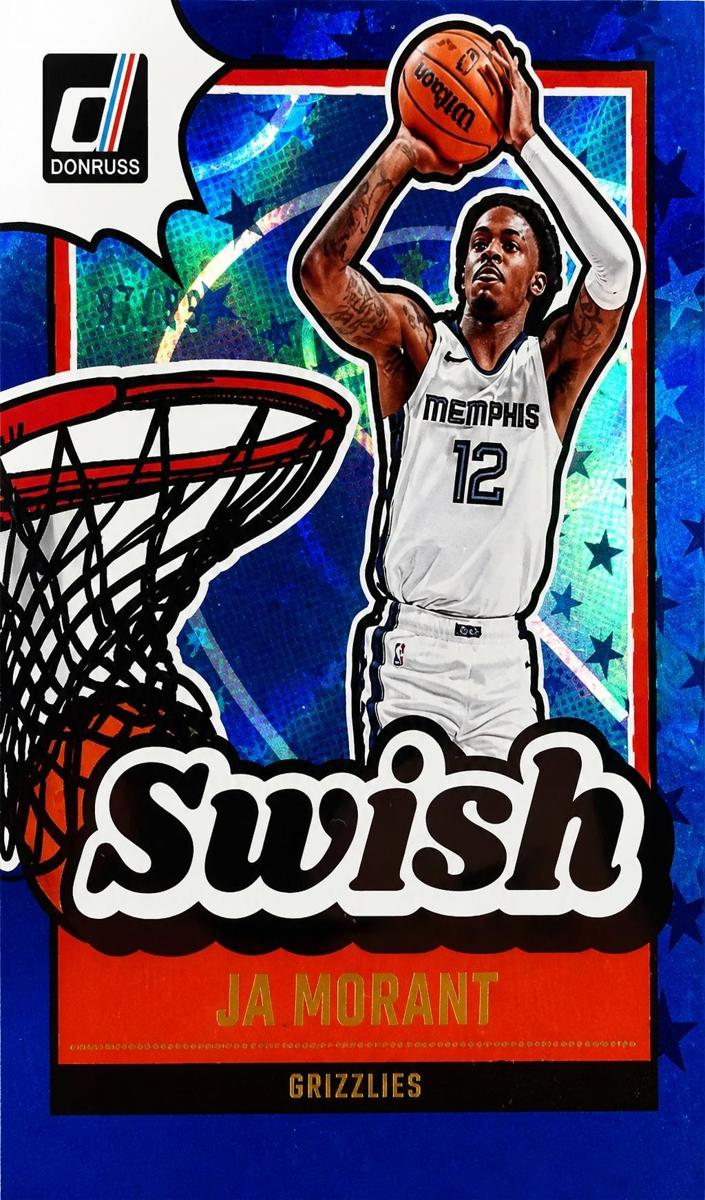 2024 Panini Donruss Basketball International Blue Stars Ja Morant #20 PSA 9