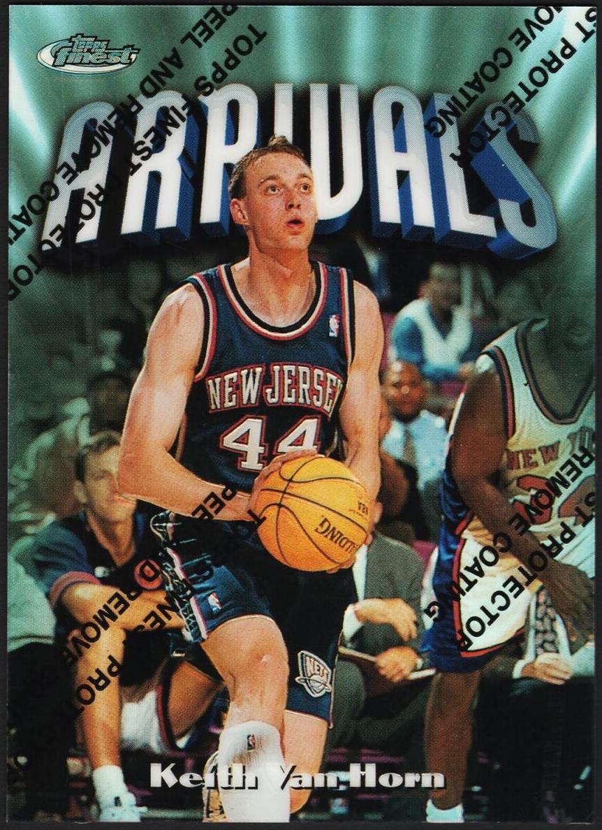 1997 Topps Finest Basketball Refractor Keith Van Horn #305