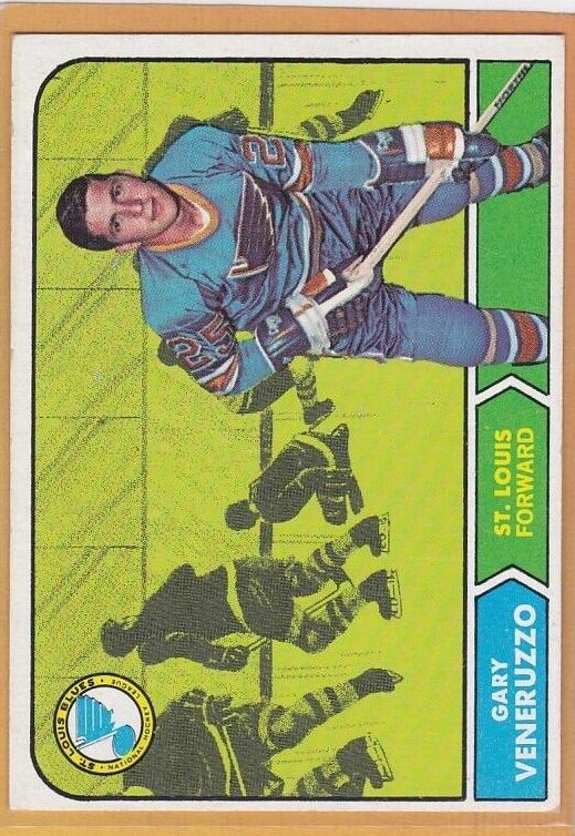1968 Topps Hockey Gary Veneruzzo #119