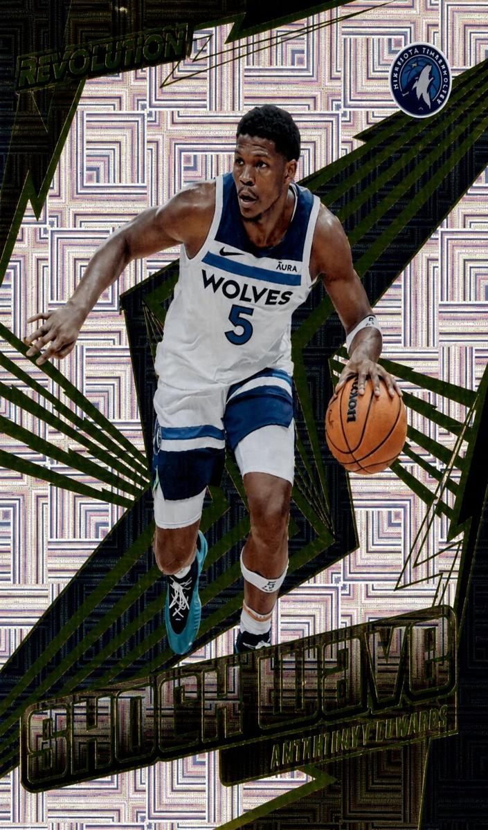 2023 Panini Revolution Basketball Levels Anthony Edwards #8 PSA 9