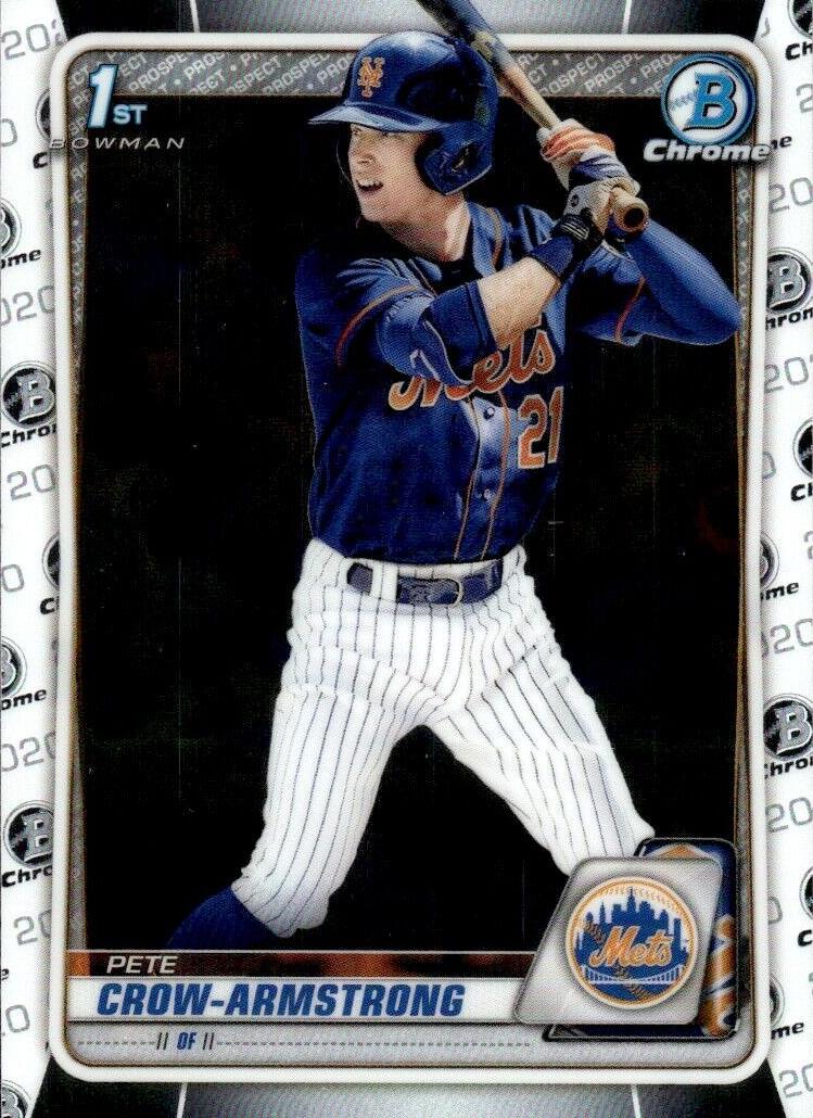 2020 Bowman Draft Chrome Baseball Pete Crow-Armstrong #BD-72 PSA 9