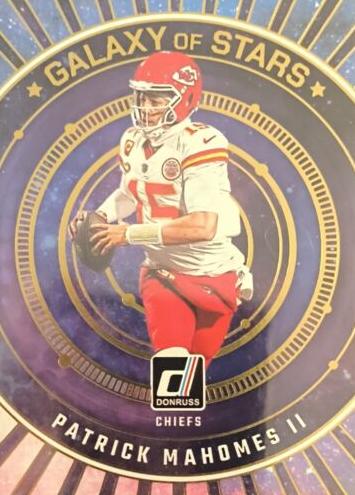 2024 Panini Donruss Football Galactic Patrick Mahomes II #GOS-PMA