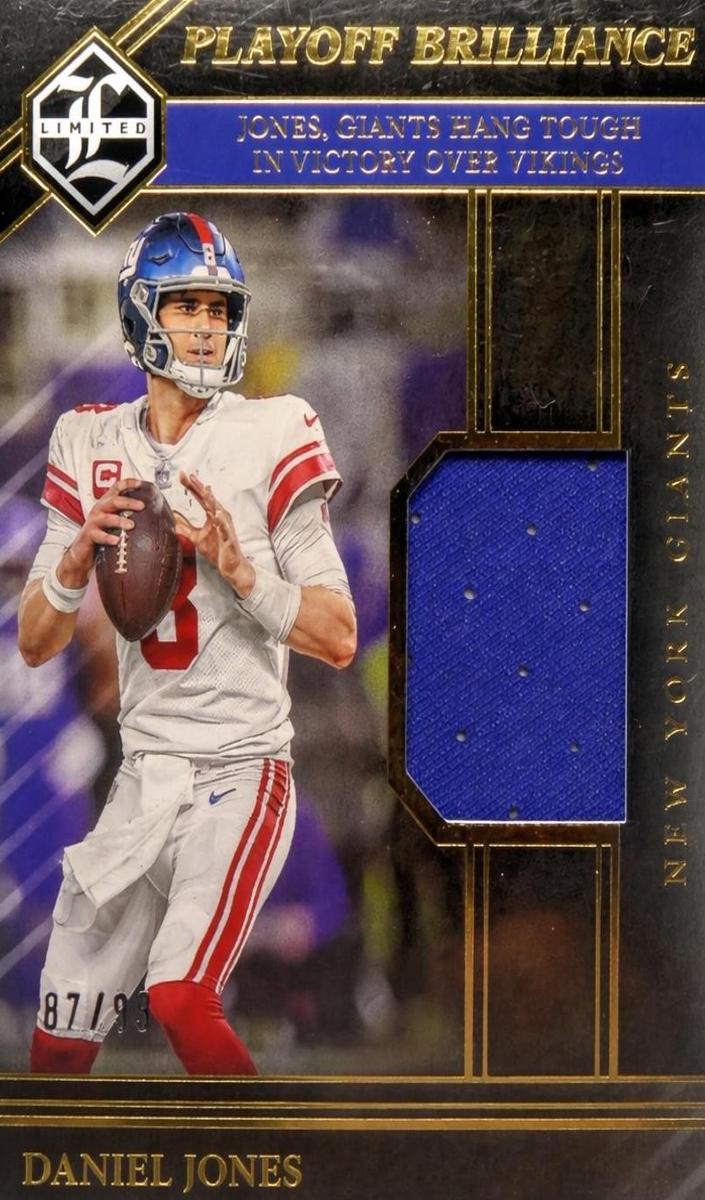 2023 Panini Limited Football Daniel Jones #PB-DJS