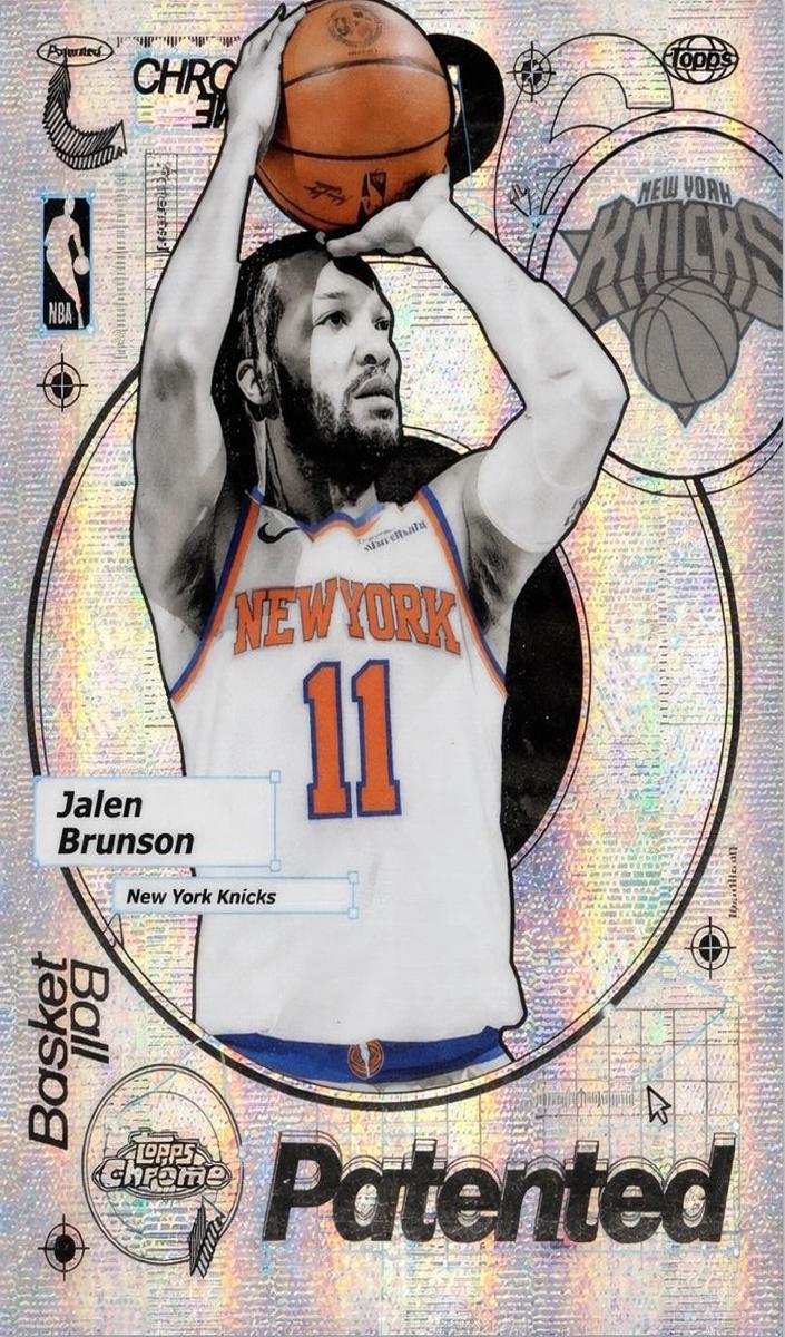 2025 Topps Chrome Basketball Jalen Brunson #PD-13 PSA 10