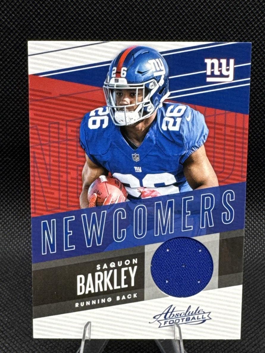 2018 Panini Absolute Football Saquon Barkley #NC-SB PSA 8.5