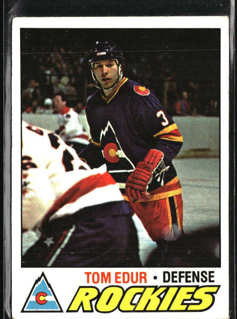 1977 Topps Hockey Tom Edur #169