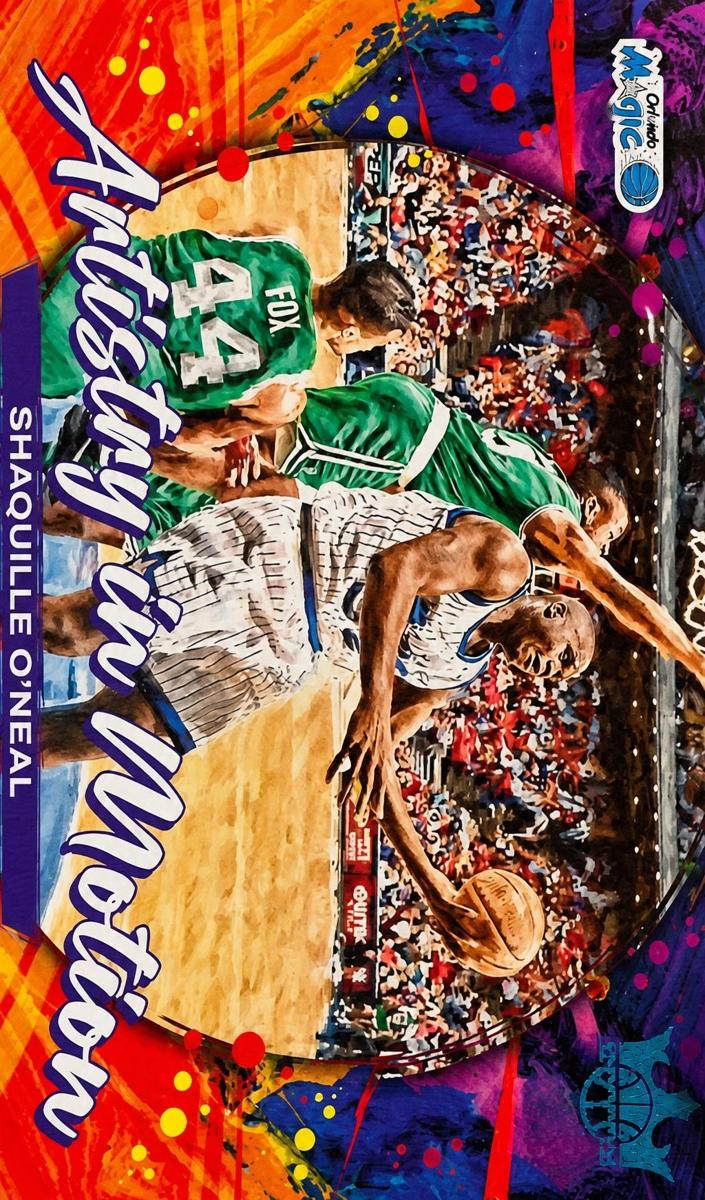 2023 Panini Court Kings Basketball Amethyst Shaquille O'Neal #1