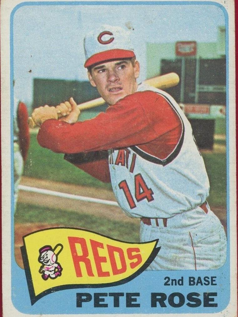 1965 Topps Baseball Pete Rose #207 PSA 8