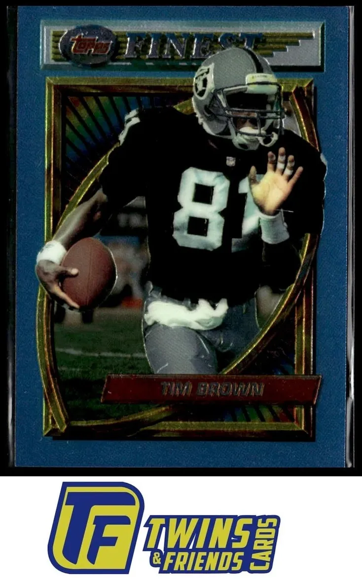 1994 Topps Finest Football Tim Brown #116 SGC 7