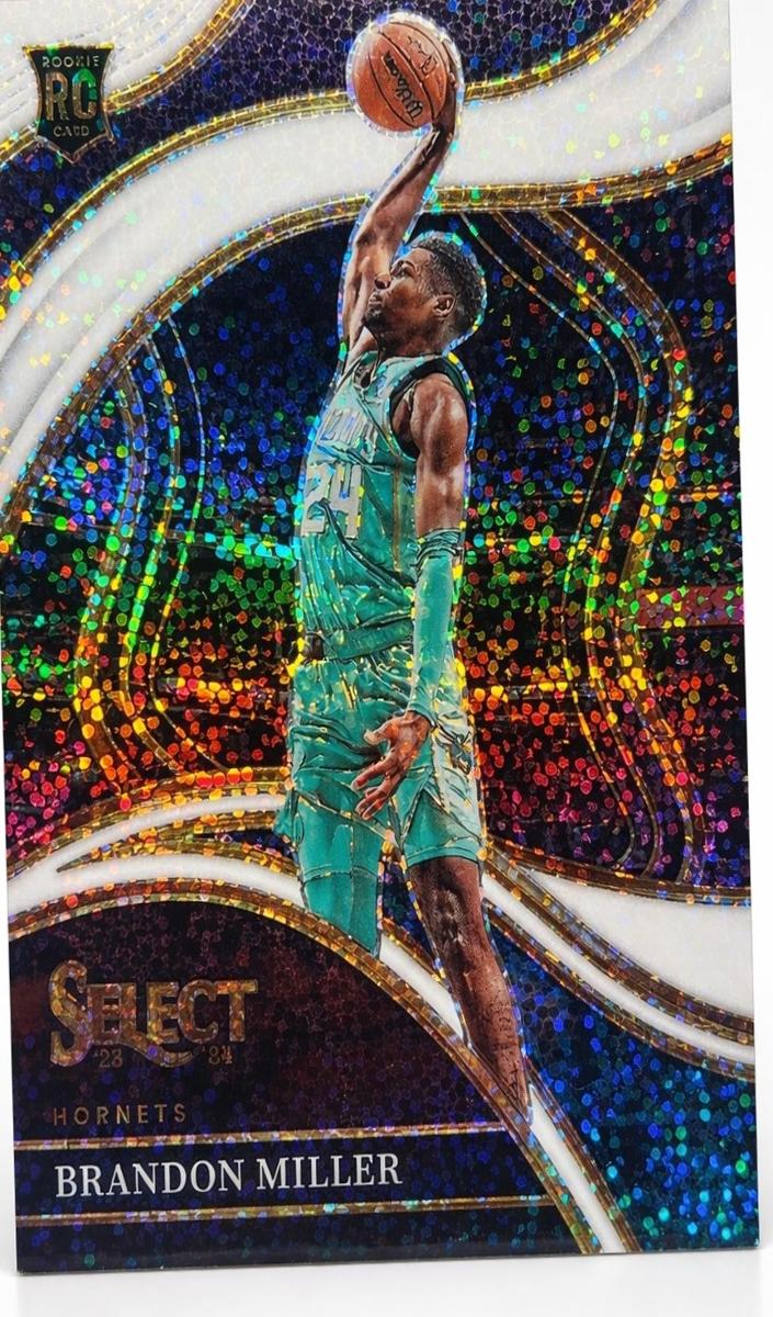 2023 Panini Select Basketball White Sparkle Brandon Miller #286