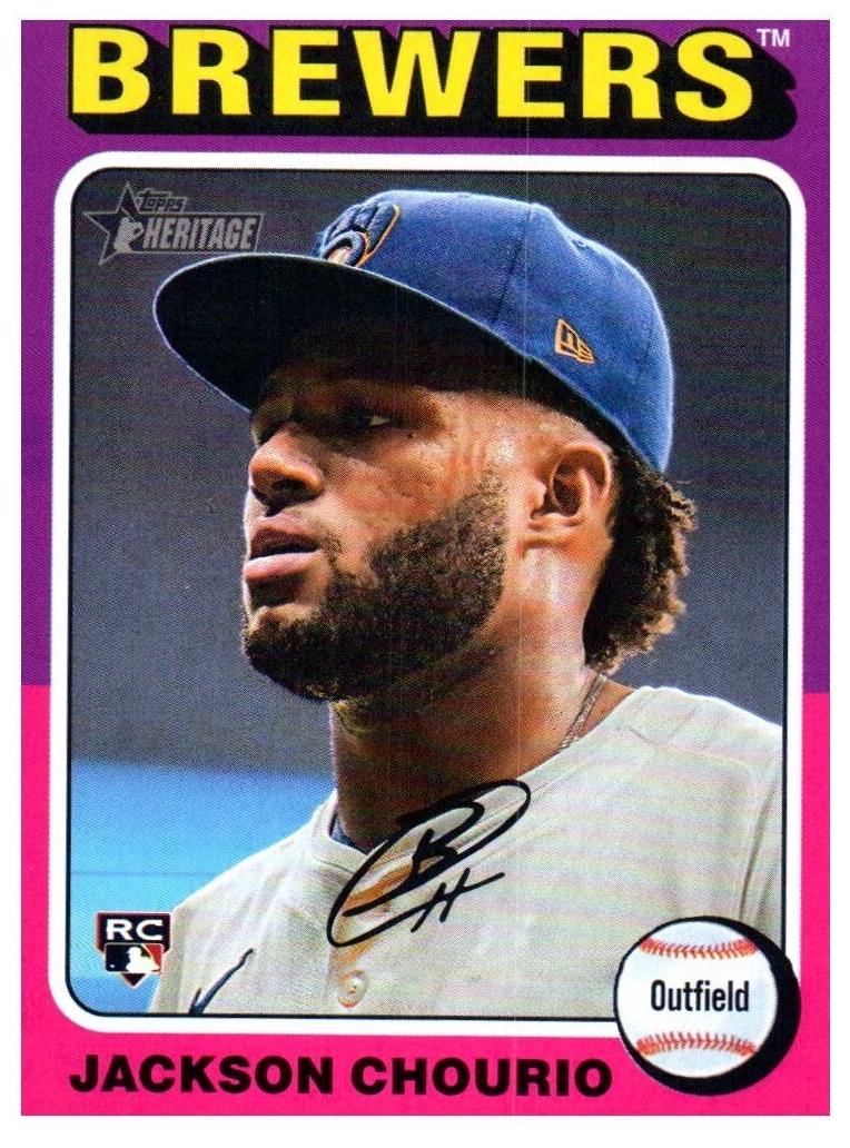 2024 Topps Heritage Baseball Jackson Chourio #632 PSA 9