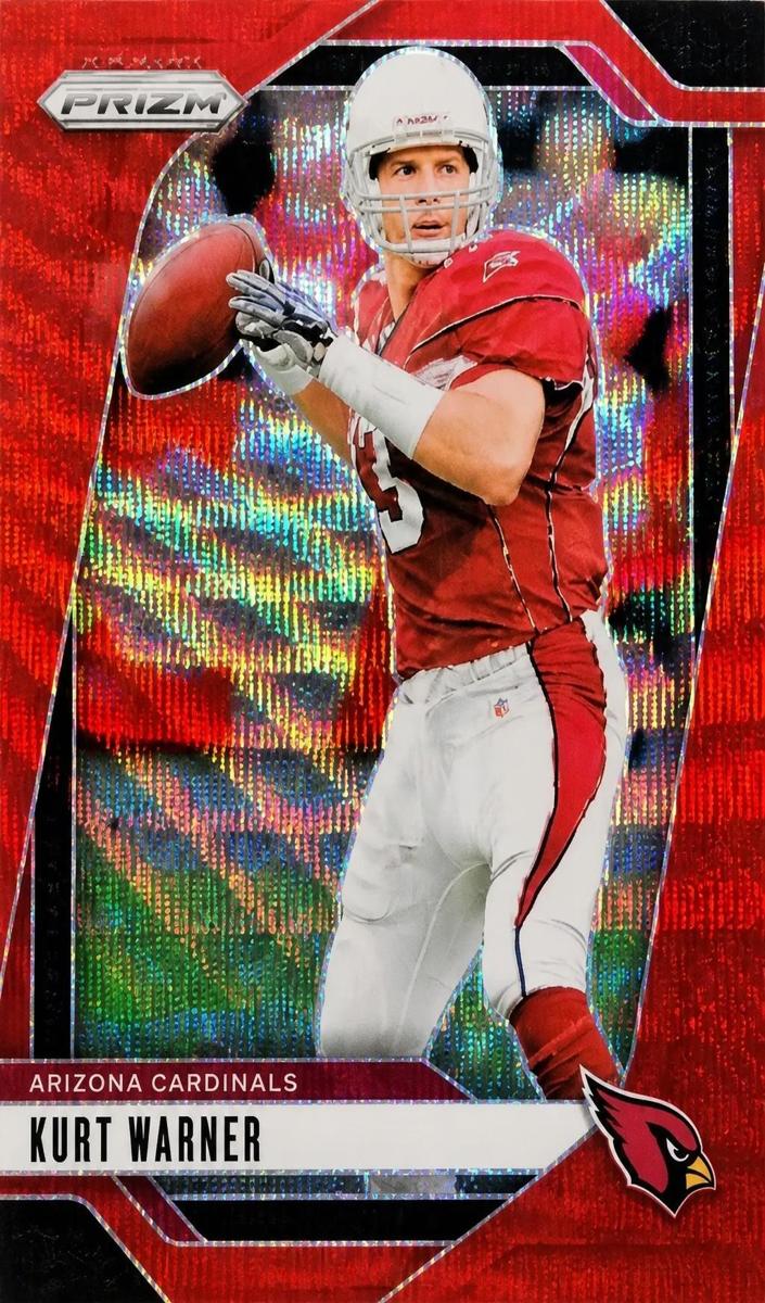 2024 Panini Prizm Football Red Wave Kurt Warner #8 PSA 10