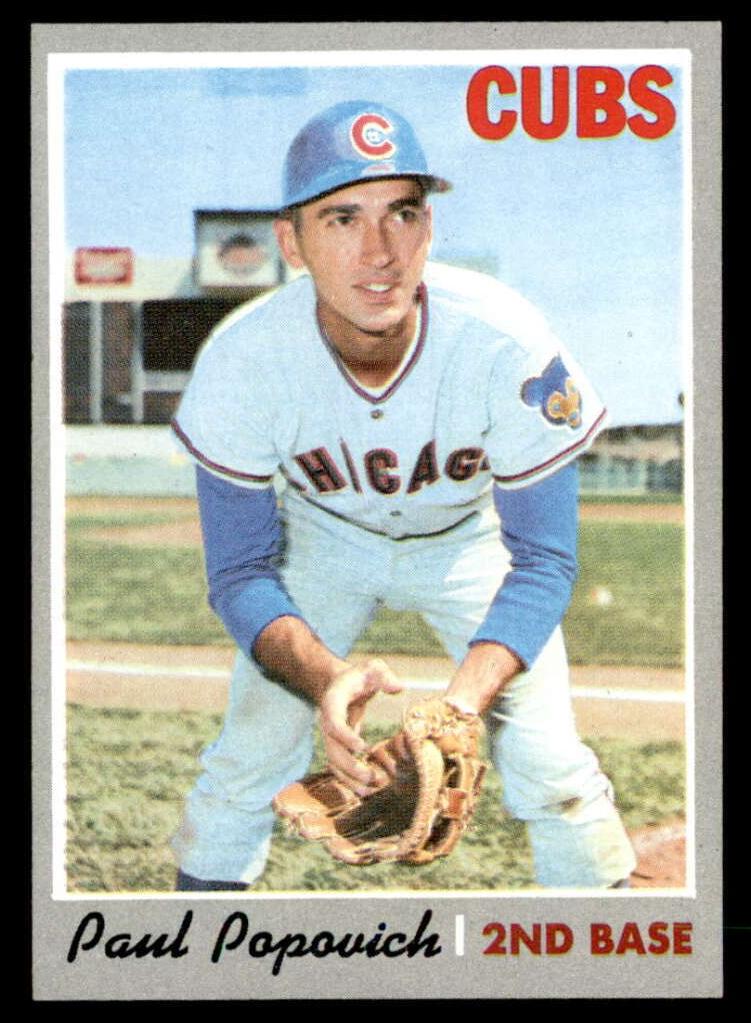 1970 Topps Baseball Paul Popovich #258