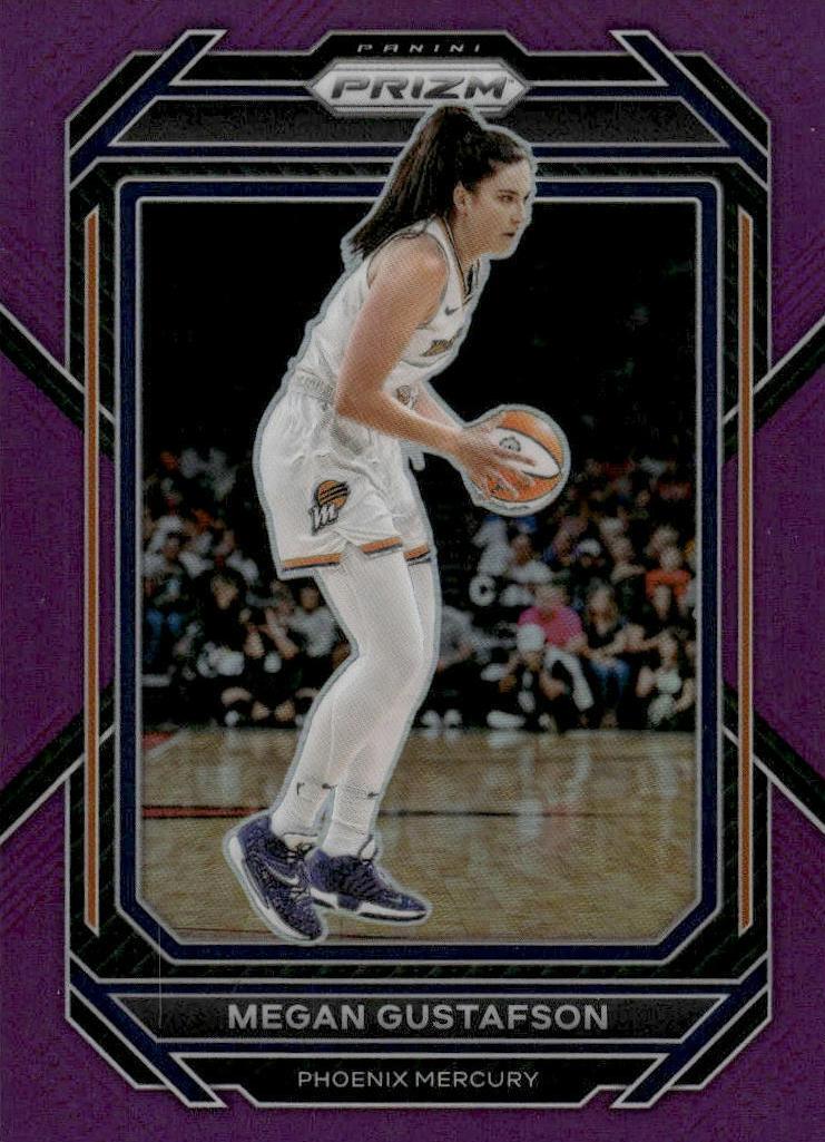 2023 Panini Prizm WNBA Basketball Purple Megan Gustafson #46 PSA 9