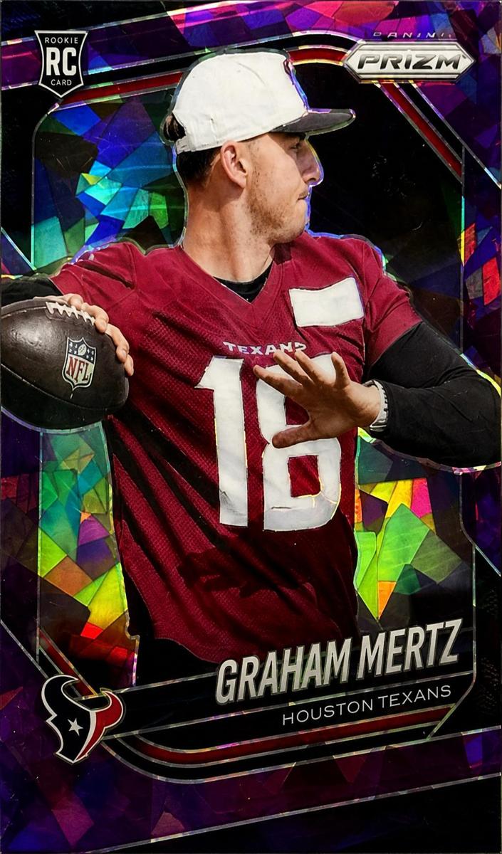 2025 Panini Prizm Football Purple Ice Graham Mertz #392