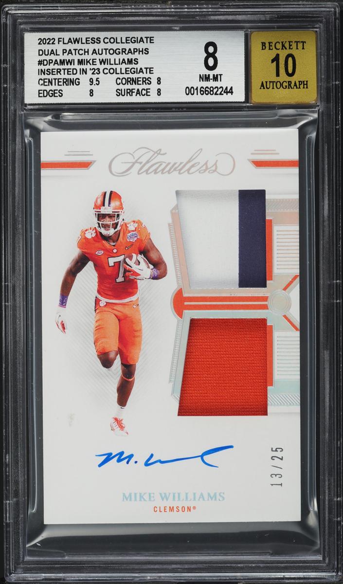 2022 Panini Flawless Collegiate Football Mike Williams #DPA-MWI