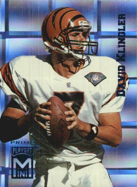 1995 Playoff Prime Football Mini David Klingler #154